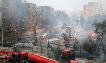 Major Fire Destroys Al-Ahram Studio In Cairo